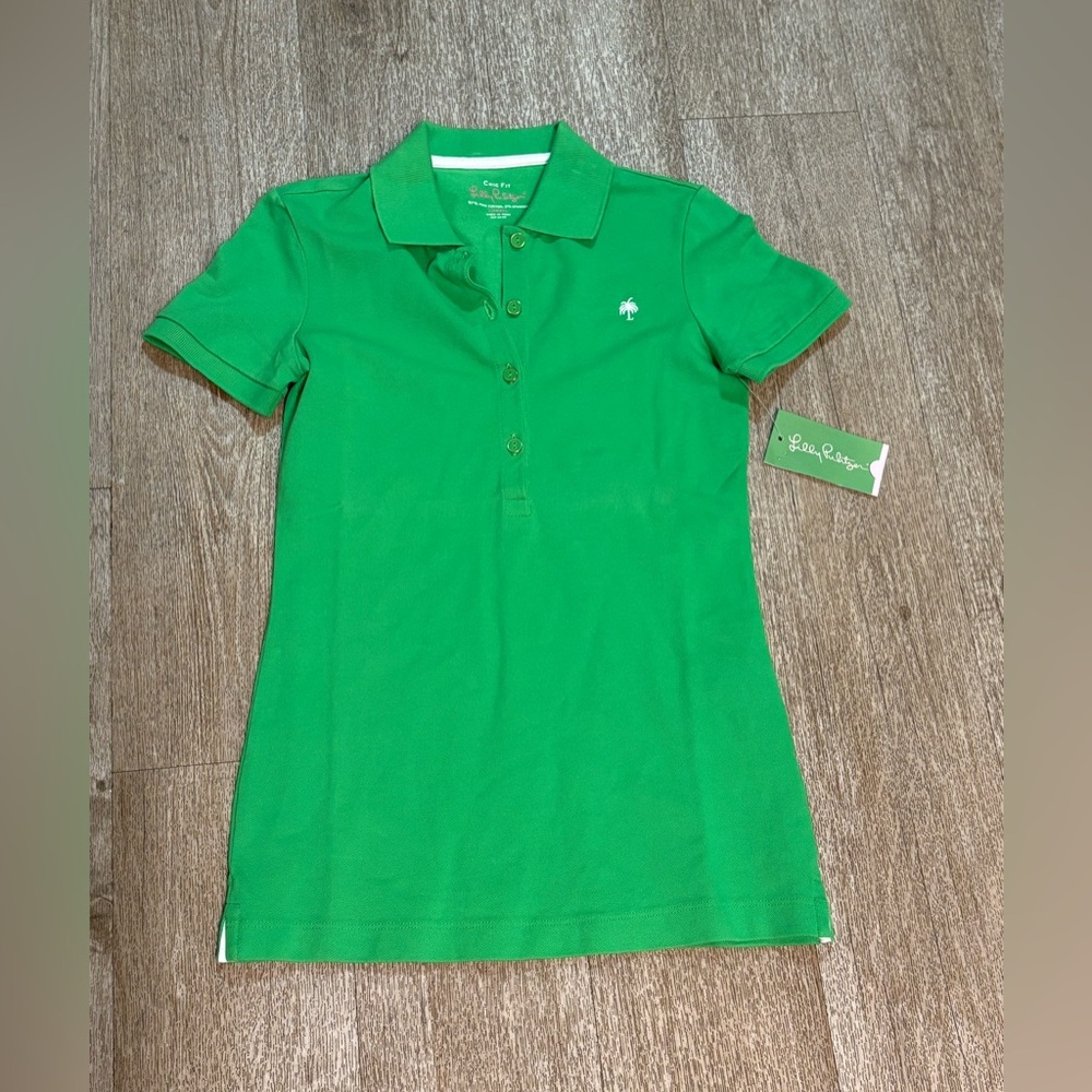 Lilly Pulitzer Green Polo Shirt